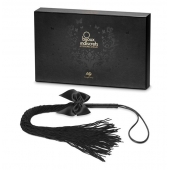 Чёрная плётка Lilly Whip Bijoux - Bijoux Indiscrets - купить с доставкой в Стерлитамаке