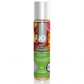 Смазка с ароматом тропических фруктов JO Flavored Tropical Passion - 30 мл. - System JO - купить с доставкой в Стерлитамаке