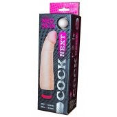 Телесный вибромассажёр COCK NEXT 6  - 17,5 см. - LOVETOY (А-Полимер)