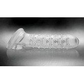 Утолщающая ребристая насадка на пенис - Доминирующее кольцо - в Стерлитамаке купить с доставкой