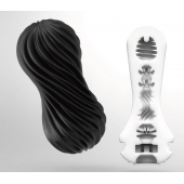 Мастурбатор FLEX Rocky Black с плотным рельефом - Tenga - в Стерлитамаке купить с доставкой