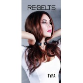 Чёрный кожаный чокер-кляп Tyra Black - Rebelts - купить с доставкой в Стерлитамаке