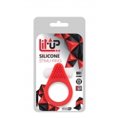 Красное эрекционное кольцо LIT-UP SILICONE STIMU RING 1 RED - Dream Toys - в Стерлитамаке купить с доставкой