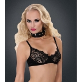 Полиуретановый ошейник с пуклями и D-кольцами Collar with Studs - Blush Novelties - купить с доставкой в Стерлитамаке