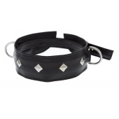 Полиуретановый ошейник с пуклями и D-кольцами Collar with Studs - Blush Novelties - купить с доставкой в Стерлитамаке