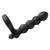 Насадка для двойного проникновения Double Fun Cock Ring with Double Penetration Vibe - XR Brands - в Стерлитамаке купить с доставкой