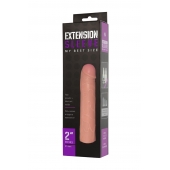 Насадка-удлинитель Extension sleeve телесного цвета - 18,5 см. - Sitabella - в Стерлитамаке купить с доставкой