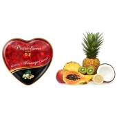Массажная свеча с ароматом экзотических фруктов Bougie Massage Candle - 35 мл. - Plaisir Secret - купить с доставкой в Стерлитамаке
