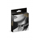 Узенький ошейник из полиуретана с кольцом - Bijoux Pour Toi - купить с доставкой в Стерлитамаке