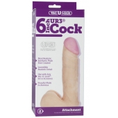 Ультра реалистичная насадка Vac-U-Lock  6  ULTRASKYN Cock - 17,3 см. - Doc Johnson - купить с доставкой в Стерлитамаке