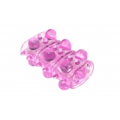 Розовая насадка на пенис Rings Armour - Lola Games - в Стерлитамаке купить с доставкой