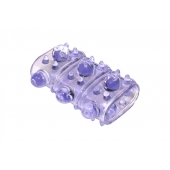 Фиолетовая насадка на пенис Rings Armour - Lola Games - в Стерлитамаке купить с доставкой