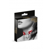 Красный чокер с замком в форме сердца - Bijoux Pour Toi - купить с доставкой в Стерлитамаке