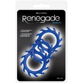 Набор из 3 синих эрекционных колец Renegade Gears - NS Novelties - в Стерлитамаке купить с доставкой