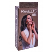 Кляп-трензель Lora с металлическими кольцами - Rebelts - купить с доставкой в Стерлитамаке