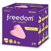 Женские гигиенические тампоны без веревочки FREEDOM mini - 3 шт. - Freedom - купить с доставкой в Стерлитамаке