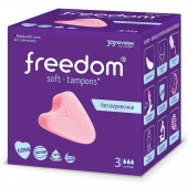 Женские гигиенические тампоны без веревочки FREEDOM normal - 3 шт. - Freedom - купить с доставкой в Стерлитамаке