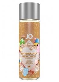 Смазка на водной основе Candy Shop Butterscotch с ароматом ирисок - 60 мл. - System JO - купить с доставкой в Стерлитамаке