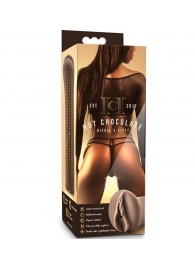 Коричневый мастубратор-вагина Nicole s Kitty - Blush Novelties - в Стерлитамаке купить с доставкой