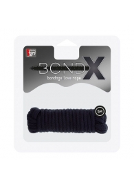 Чёрная веревка для связывания BONDX LOVE ROPE - 5 м. - Dream Toys - купить с доставкой в Стерлитамаке