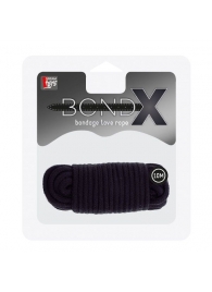 Черная веревка для связывания BONDX LOVE ROPE - 10 м. - Dream Toys - купить с доставкой в Стерлитамаке