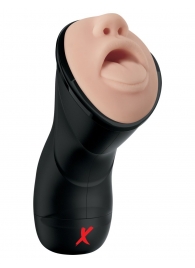 Мастурбатор-ротик Deep Throat Vibrating Stroker - Pipedream - в Стерлитамаке купить с доставкой