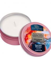 Массажная свеча  Фруктовая фантазия - БиоМед - купить с доставкой в Стерлитамаке