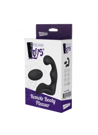 Черный вибромассажер простаты REMOTE BOOTY PLEASER - Dream Toys - в Стерлитамаке купить с доставкой