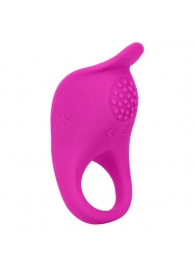 Ярко-розовое эрекционное виброкольцо Silicone Rechargeable Teasing Enhancer - California Exotic Novelties - в Стерлитамаке купить с доставкой