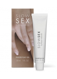 Гель для мастурбации с ароматом кокоса Slow Sex Finger Play Gel - 30 мл. - Bijoux Indiscrets - купить с доставкой в Стерлитамаке