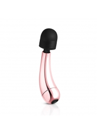 Золотисто-черный мини-вибратор Mini Curve Massager - 13 см. - EDC