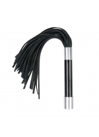 Черная плеть Easytoys Flogger With Metal Grip - 38 см. - Easy toys - купить с доставкой в Стерлитамаке