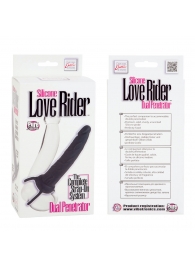 Насадка на пенис Silicone Love Rider Dual Penetrator для двойного проникновения - 14 см. - California Exotic Novelties - в Стерлитамаке купить с доставкой