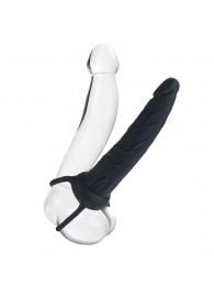 Насадка на пенис Silicone Love Rider Dual Penetrator для двойного проникновения - 14 см. - California Exotic Novelties - в Стерлитамаке купить с доставкой