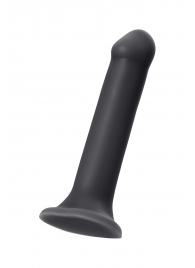 Черный фаллос на присоске Silicone Bendable Dildo XL - 20 см. - Strap-on-me - купить с доставкой в Стерлитамаке