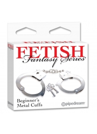 Металлические наручники Beginner s Metal Cuffs - Pipedream - купить с доставкой в Стерлитамаке