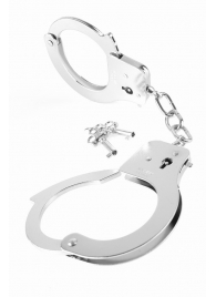 Металлические серебристые наручники Designer Metal Handcuffs - Pipedream - купить с доставкой в Стерлитамаке