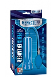 Синяя вакуумная помпа MENZSTUFF PENIS ENLARGER - Dream Toys - в Стерлитамаке купить с доставкой