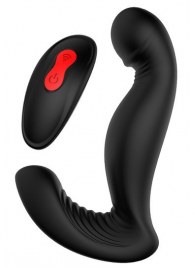 Черный вибромассажер простаты SWIRLING P-PLEASER - Dream Toys - в Стерлитамаке купить с доставкой