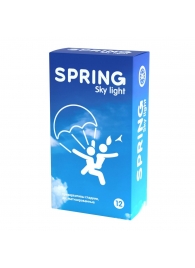 Ультратонкие презервативы SPRING SKY LIGHT - 12 шт. - SPRING - купить с доставкой в Стерлитамаке