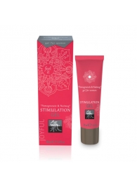 Возбуждающий интимный гель для двоих STIMULATION GEL Pomegranate   Nutmeg - 30 мл. - Shiatsu - купить с доставкой в Стерлитамаке