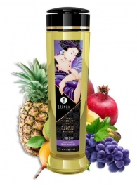 Массажное масло Libido Exotic Fruits с ароматом экзотических фруктов - 240 мл. - Shunga - купить с доставкой в Стерлитамаке