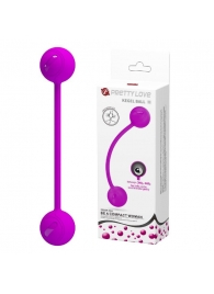 Лиловые вагинальные шарики KEGEL BALL III - Baile