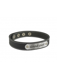 Чокер с белой строчкой Good Girl - Sitabella - купить с доставкой в Стерлитамаке