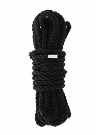 Черная веревка для шибари DELUXE BONDAGE ROPE - 5 м. - Dream Toys - купить с доставкой в Стерлитамаке