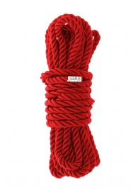 Красная веревка для шибари DELUXE BONDAGE ROPE - 5 м. - Dream Toys - купить с доставкой в Стерлитамаке