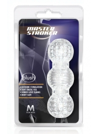 Прозрачный фигурный мастурбатор Master Stroker - Blush Novelties - в Стерлитамаке купить с доставкой