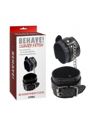 Черные наручники Be good Wrist Cuffs - Chisa - купить с доставкой в Стерлитамаке