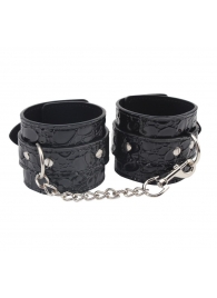 Черные наручники Be good Wrist Cuffs - Chisa - купить с доставкой в Стерлитамаке