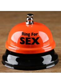 Настольный звонок RING FOR SEX - Сима-Ленд - купить с доставкой в Стерлитамаке